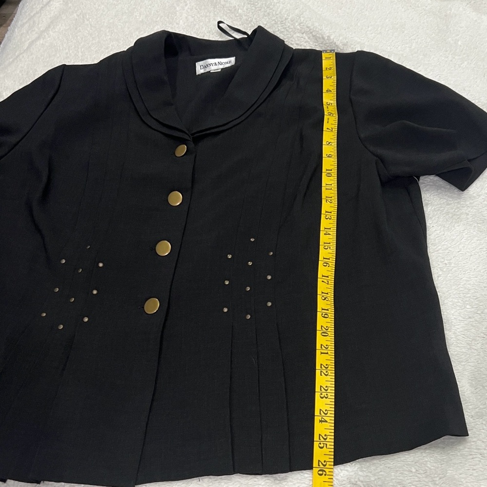 Danny & Nicole 2 Piece Black Pantsuit Size 20W - Picture 5 of 10